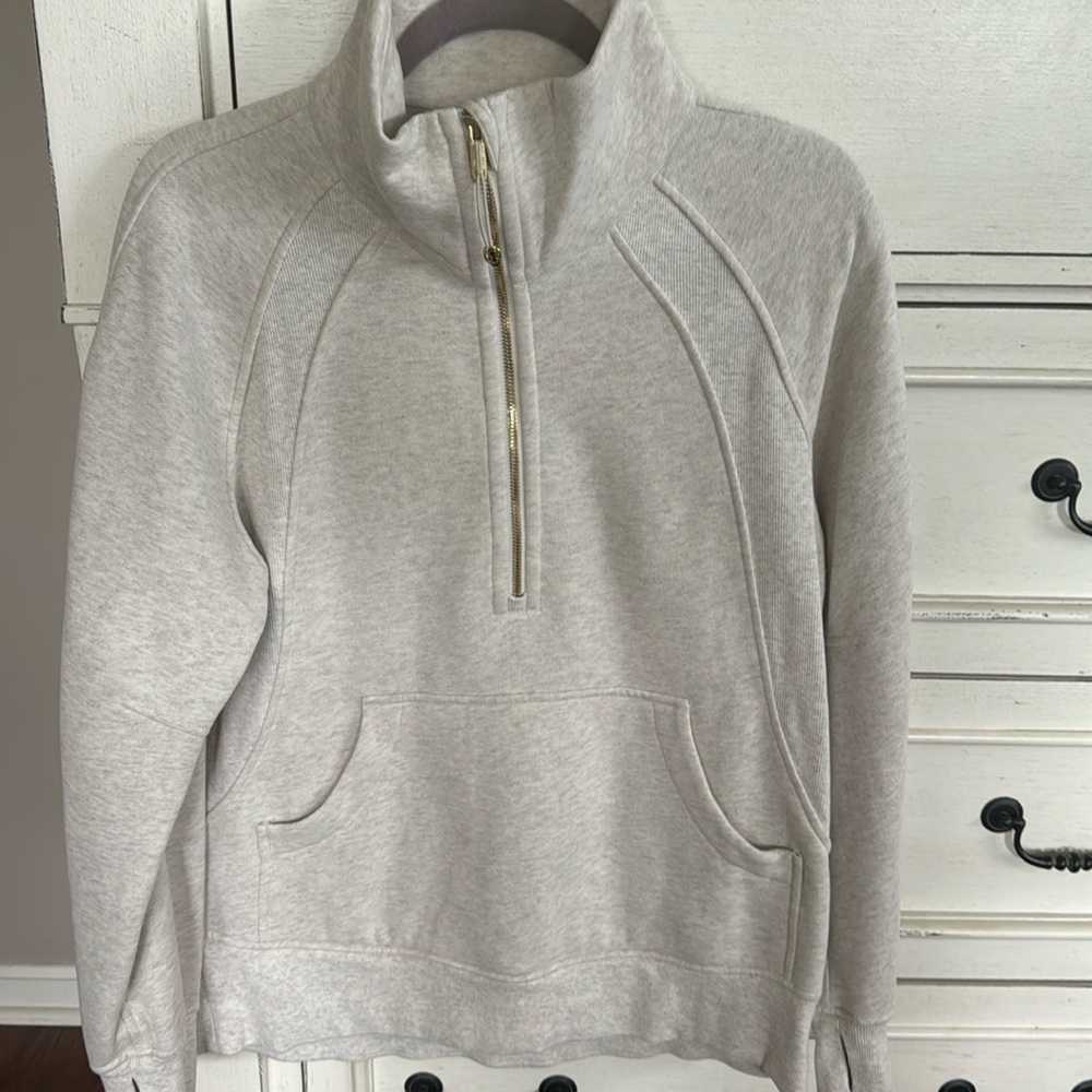 Lululemon ~ Scuba Oversized Funnel-Neck Half Zip Long